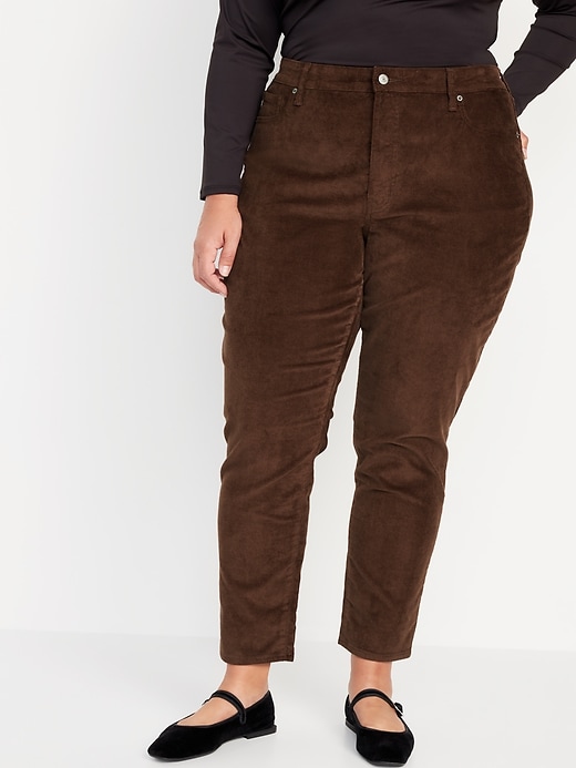 Image number 7 showing, High-Waisted OG Straight Corduroy Ankle Pants