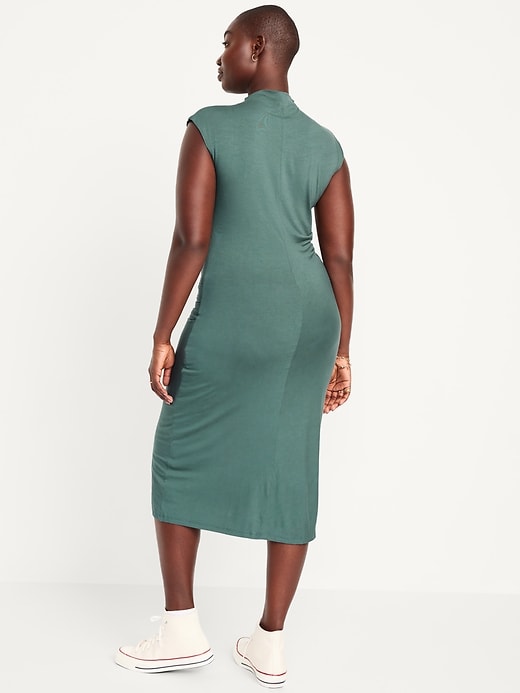 green emerald velvet dress Amazon.com: Umenlele Women's Elegant Mock Neck Short Sleeve Ribbed Bodycon  Sheath Pencil Midi Dress Black# Small : Clothing, Shoes & Jewelry