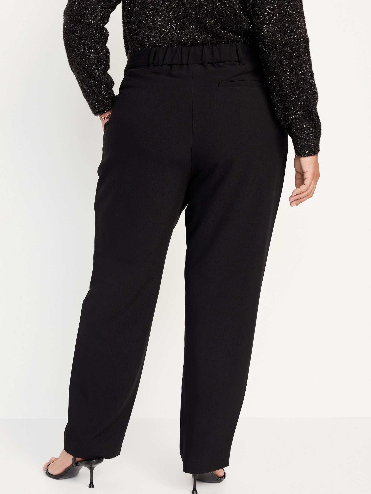 Extra High Waisted Taylor Trouser Straight Pants Old Navy