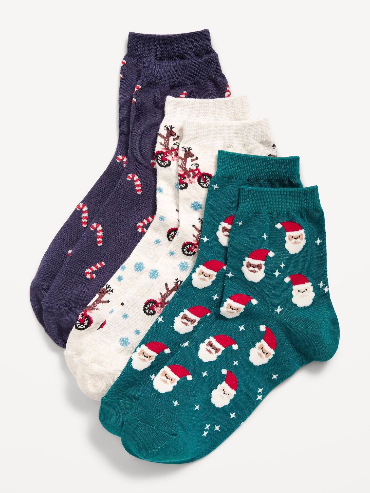 Quarter Crew Socks 3-Pack for Women | Old Navy