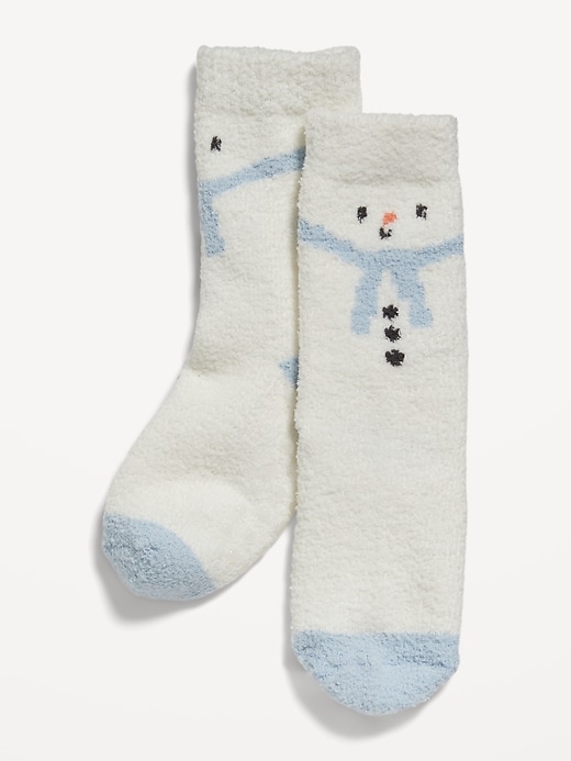 View large product image 1 of 1. Unisex Cozy Printed Socks for Toddler & Baby