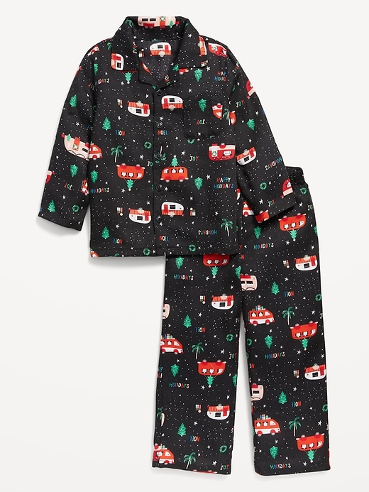 Image number 1 showing, Unisex Printed Pajama Set for Toddler & Baby