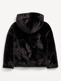 ジャケット・アウター grunge fur hood down jacket black navy grunge fur hood down jacket black navy