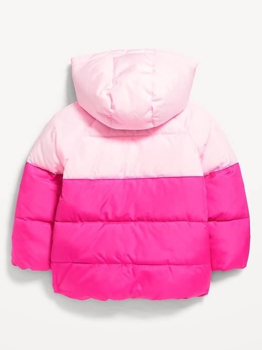 View large product image 2 of 2. Hooded Puffer Jacket for Toddler Girls