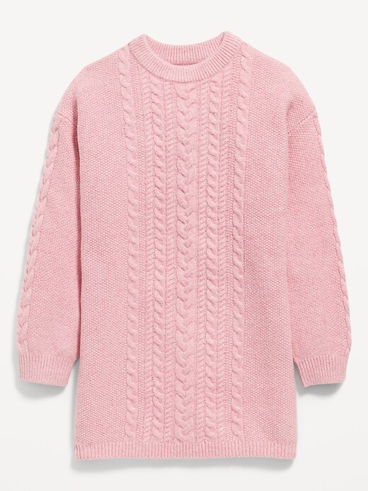 Robe Pull Scout + Ro Pour Fille - Taille 7 - Rayée Bleu Marine, Blanc Et Rose - Neuf