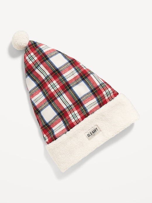 View large product image 2 of 2. Matching Gender-Neutral Logo-Graphic Santa Hat for Adults