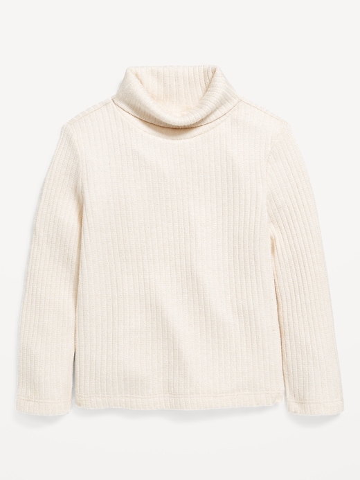 View large product image 1 of 1. Cozy-Knit Turtleneck Top for Toddler Girls