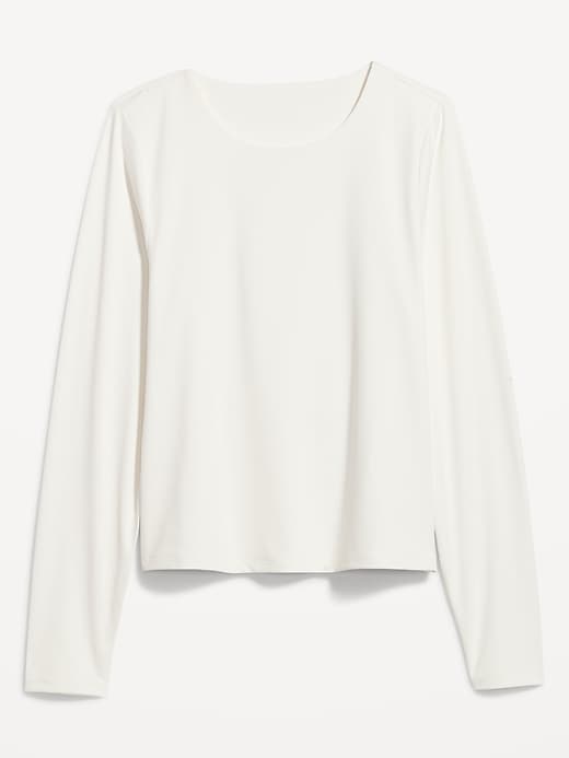 Image number 4 showing, Long-Sleeve Double-Layer Sculpting T-Shirt