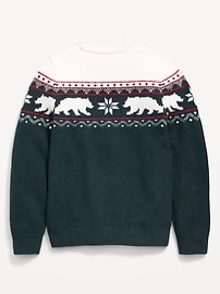 View large product image 3 of 3. SoSoft Crew-Neck Pullover Sweater for Boys