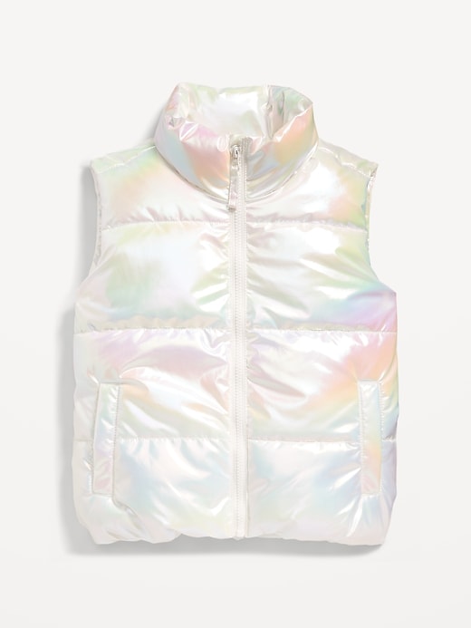 View large product image 1 of 2. Water-Resistant Puffer Vest for Girls