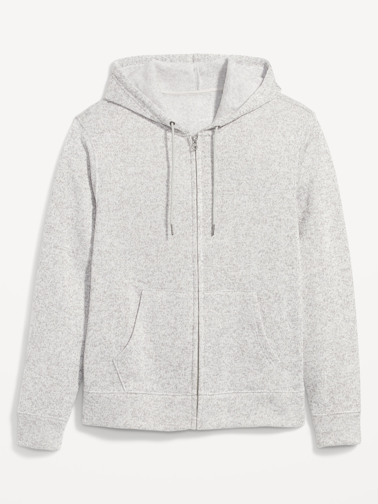 Fleece-Knit Zip Hoodie