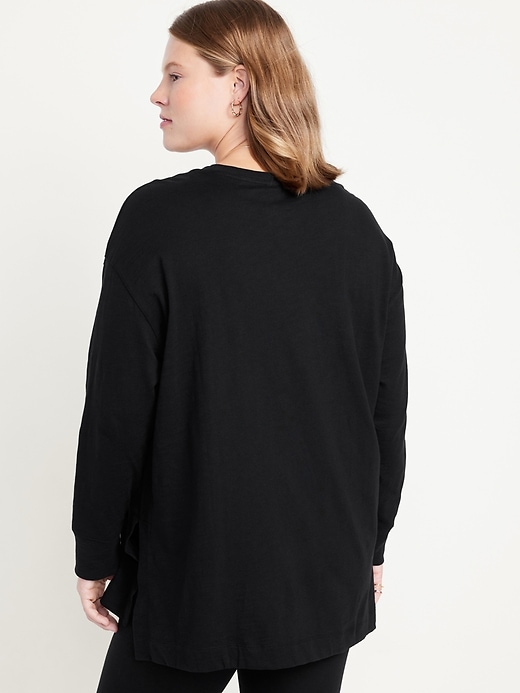 Image number 6 showing, Vintage Long-Sleeve Tunic T-Shirt