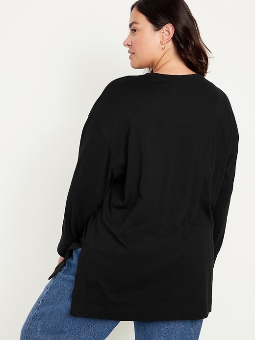 Image number 8 showing, Vintage Long-Sleeve Tunic T-Shirt