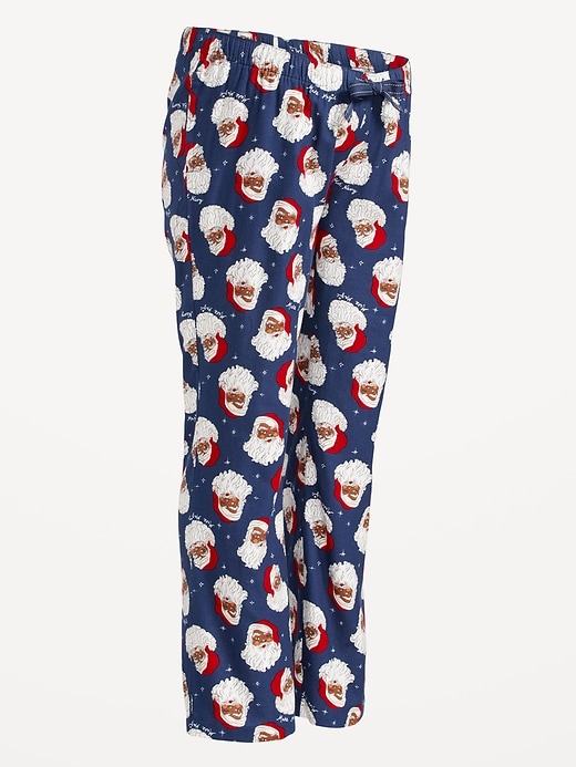 Image number 4 showing, Maternity Matching Flannel Pajama Pants