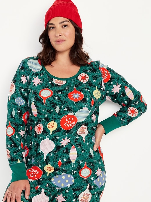 Image number 7 showing, Waffle-Knit Pajama Top