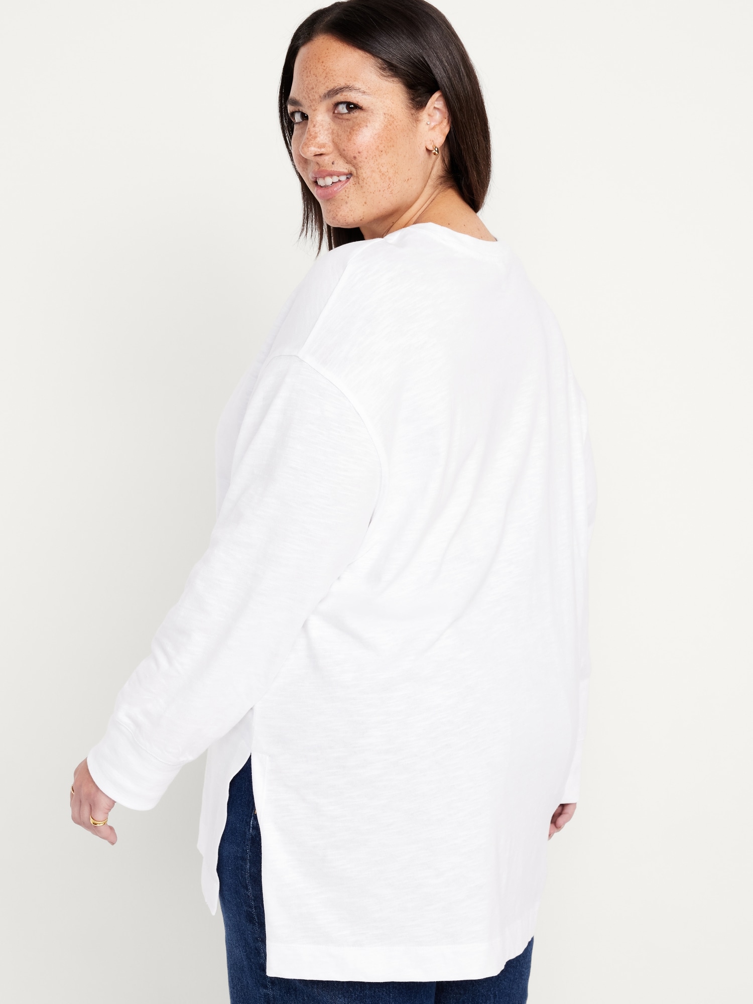 Vintage Long-Sleeve Tunic T-Shirt for Women | Old Navy