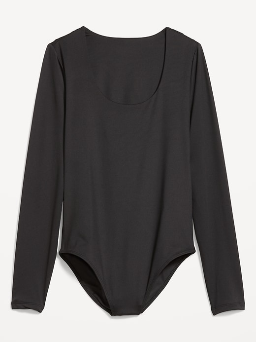 Image number 4 showing, Long-Sleeve Double-Layer Sculpting Bodysuit