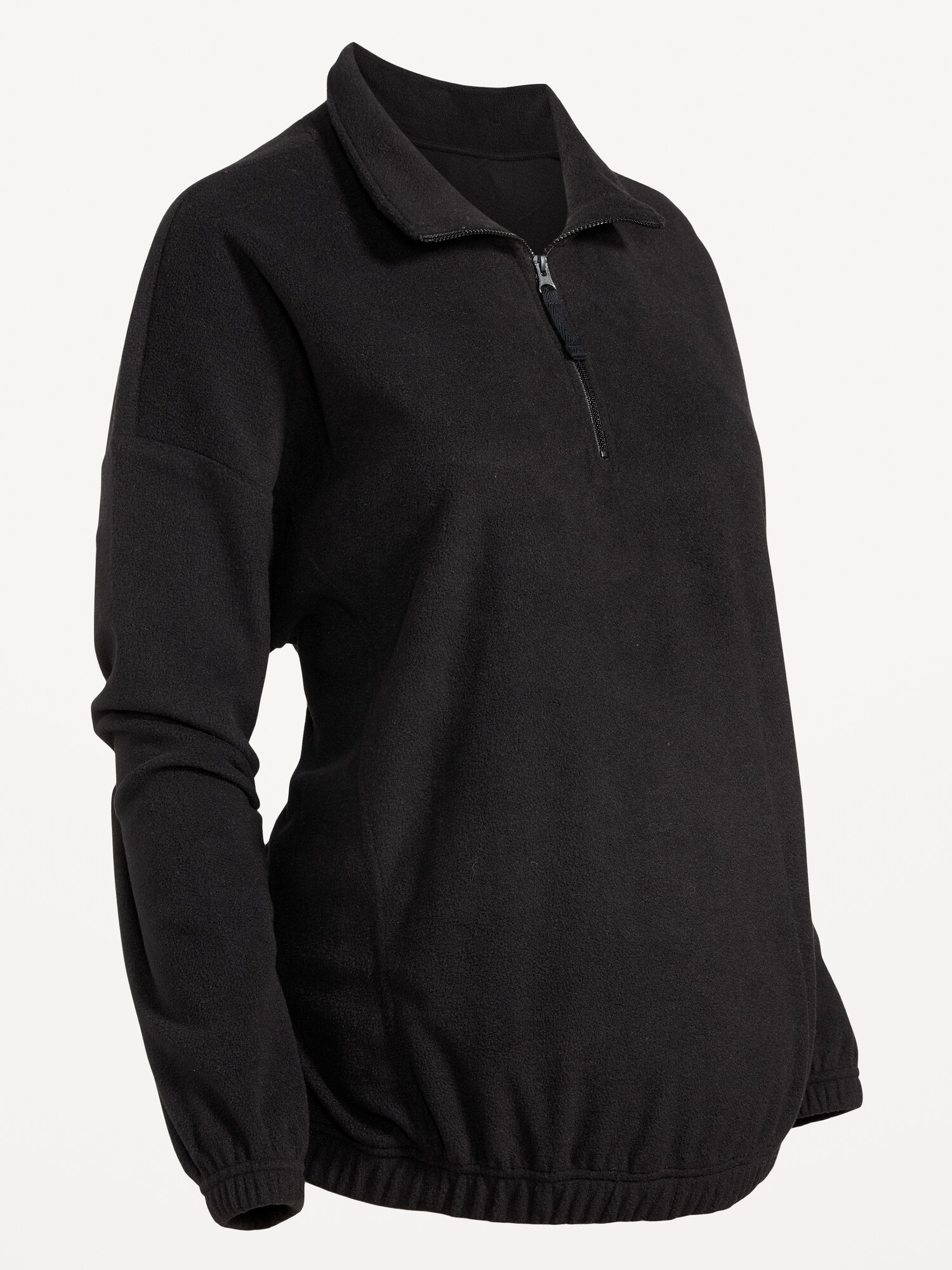Maternity HalfZip Fleece Sweatshirt Old Navy