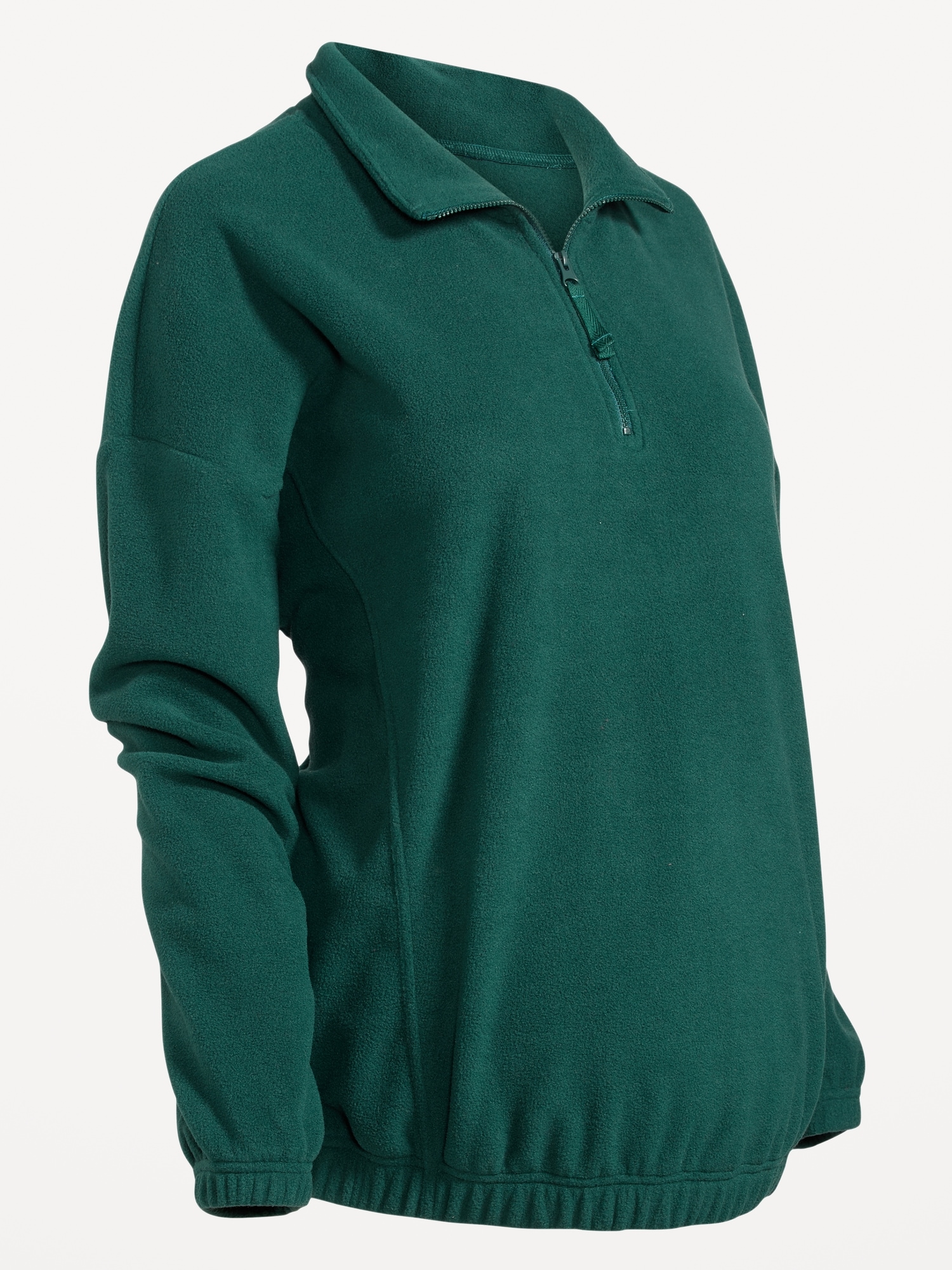 Maternity HalfZip Fleece Sweatshirt Old Navy