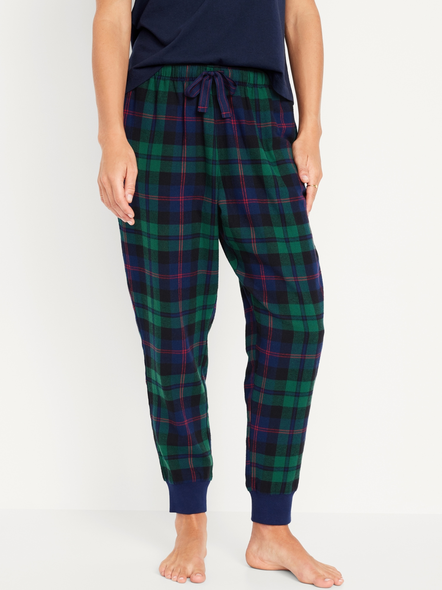 NEW Old Navy Size 3X (49x31) Womens Flannel Pajama Pants Pocket