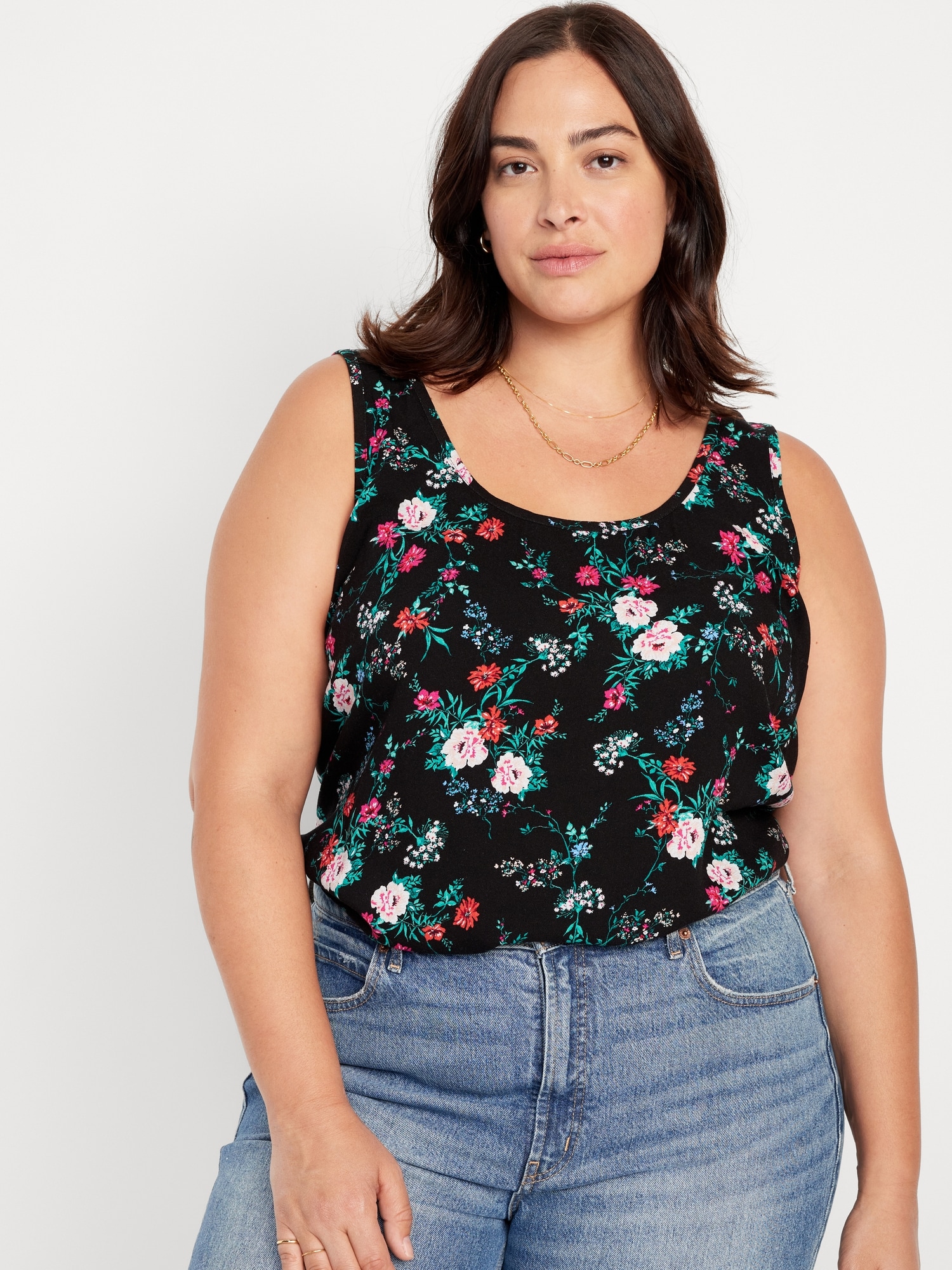 Floral Crepe Cami Top | Old Navy