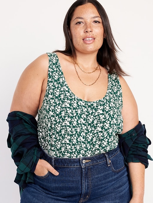 Image number 7 showing, Floral Crepe Cami Top