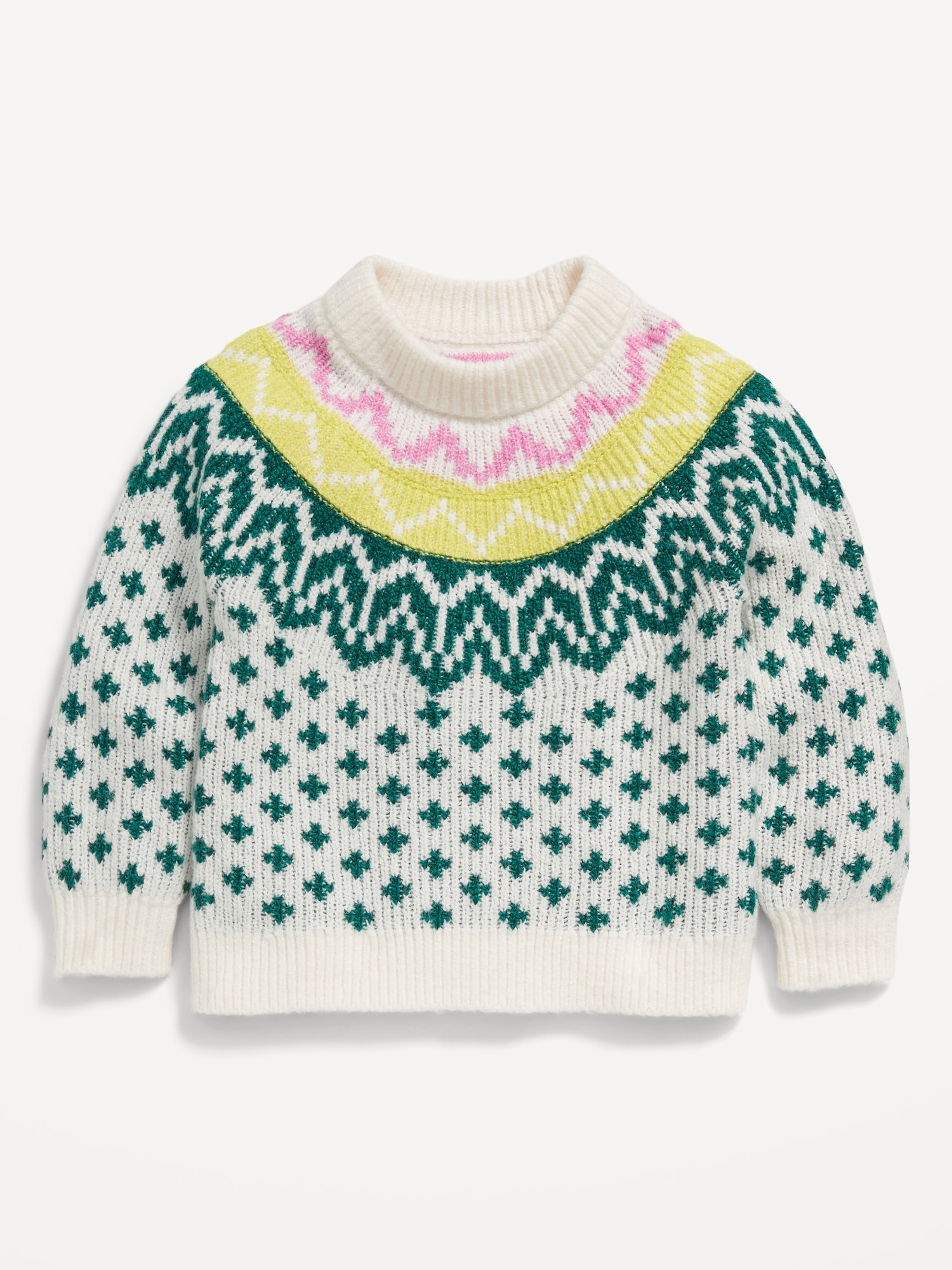 Cozy Fair Isle Pullover Sweater for Toddler Girls | Old Navy