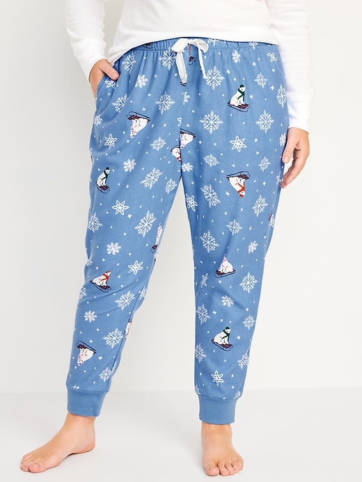 Image number 7 showing, Matching Flannel Jogger Pajama Pants