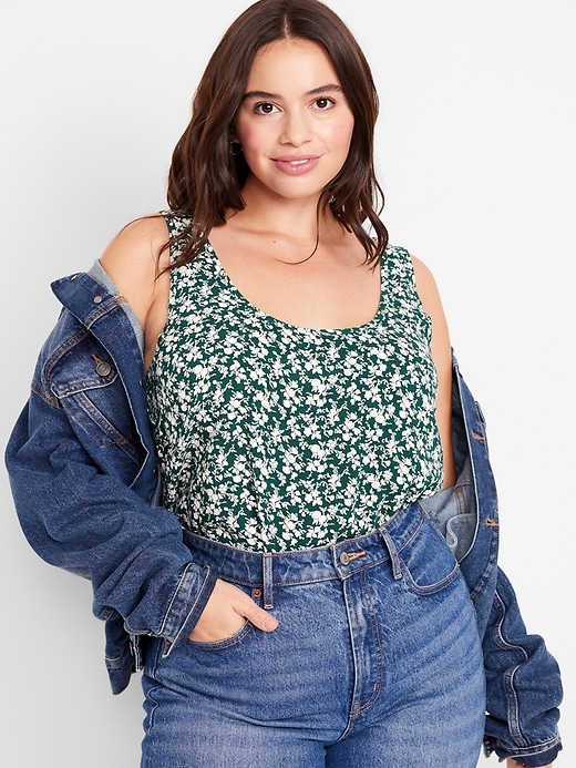 Image number 5 showing, Floral Crepe Cami Top