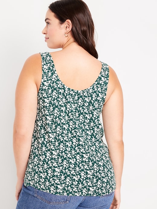 Image number 6 showing, Floral Crepe Cami Top