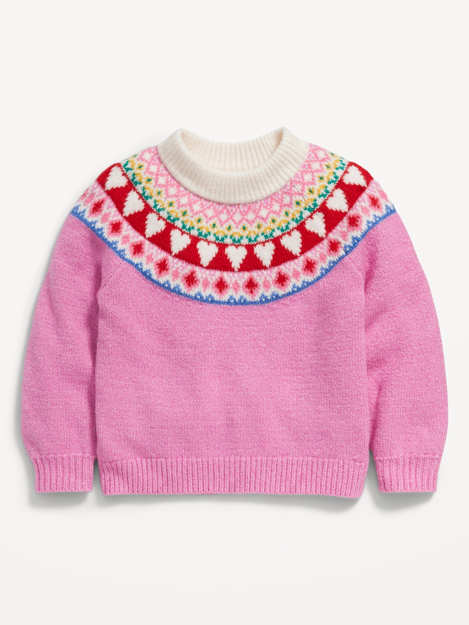 Fair Isle Sweater for Toddler Girls