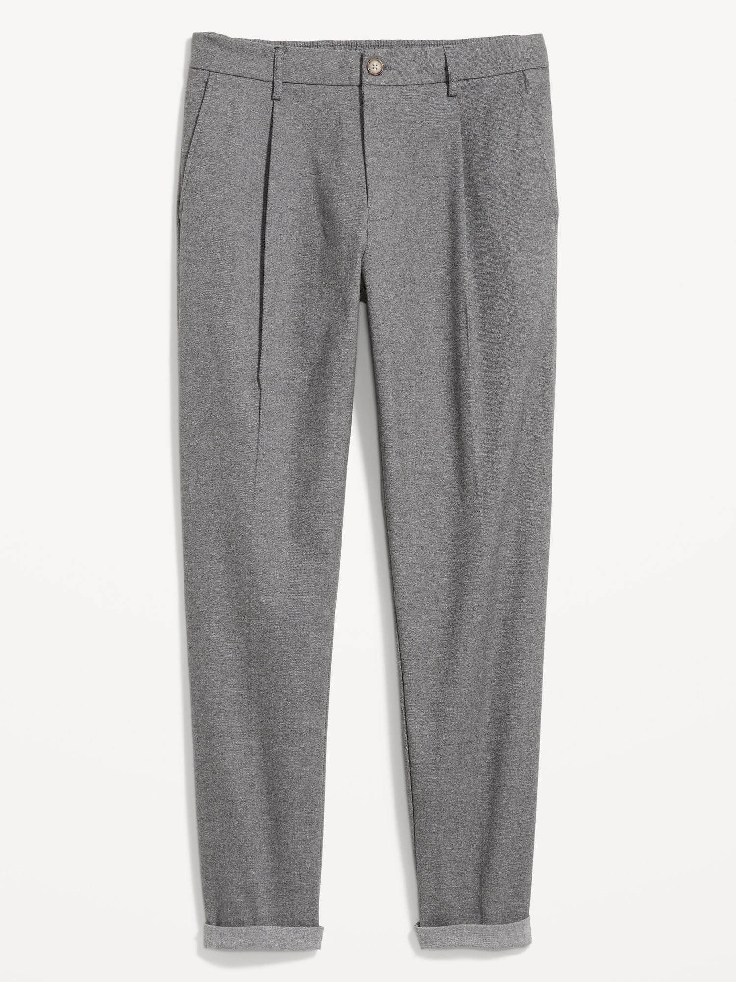 Pacelli Pleated Baggy Fit Navy Dress Pants