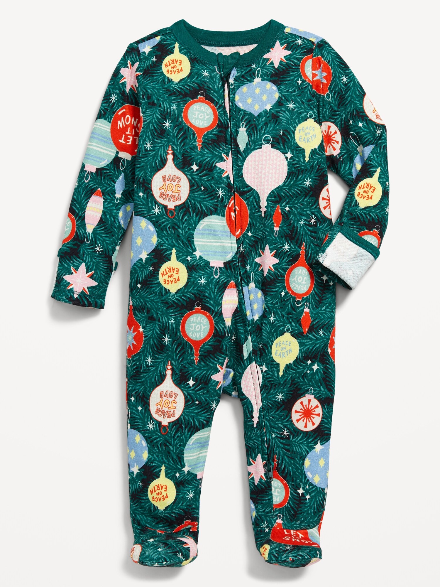 Unisex Sleep & Play 2WayZip Footed OnePiece for Baby Old Navy