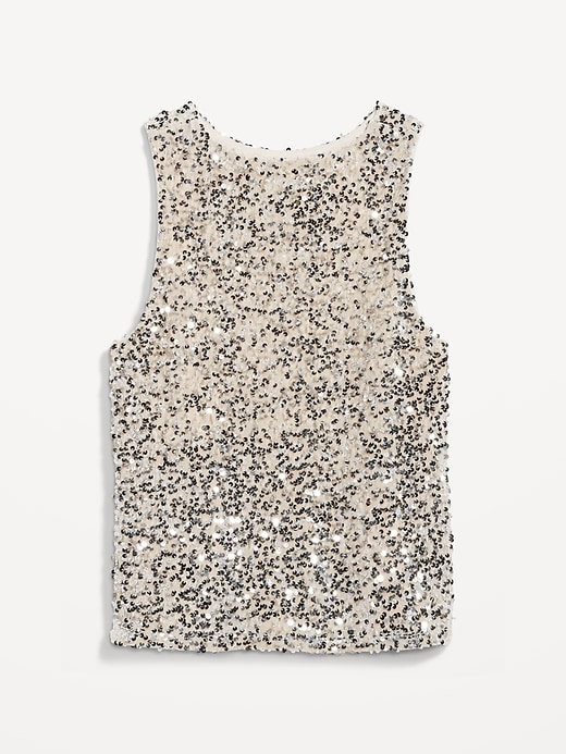 Image number 4 showing, Sleeveless Sequin Swing Top