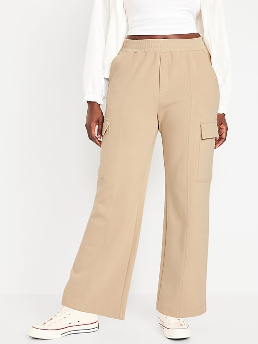 Image number 5 showing, High-Waisted Dynamic Fleece Cargo Pants