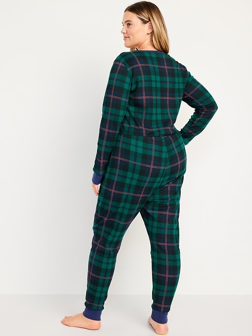 Image number 8 showing, Thermal-Knit Pajama One-Piece
