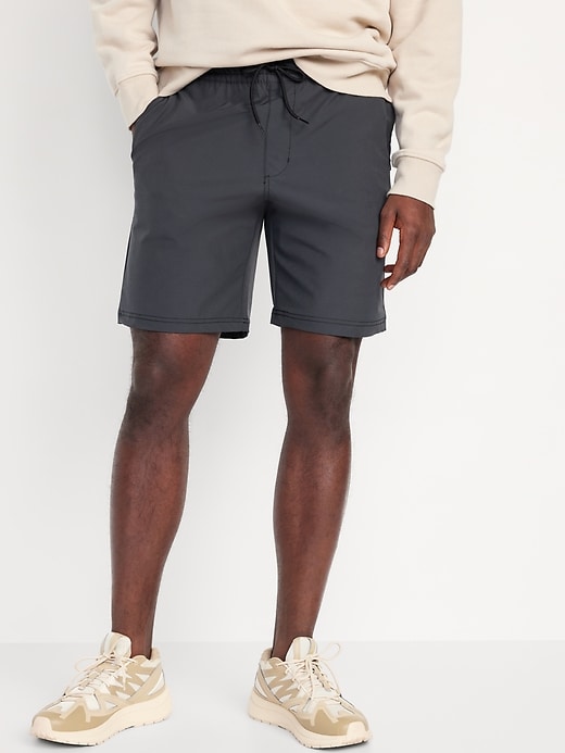 Image number 1 showing, StretchTech Water-Repellent Shorts -- 9-inch inseam