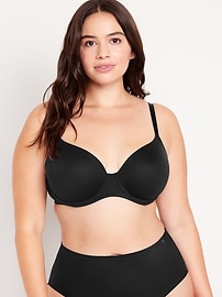 View large product image 5 of 8. Full-Coverage Underwire Demi Bra