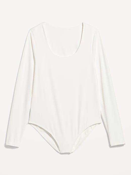 Long-Sleeve Double-Layer Sculpting Bodysuit | Old Navy