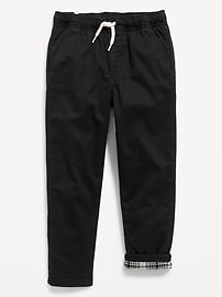 Loose Taper Flannel-Lined Pants for Toddler Boys Old Navy