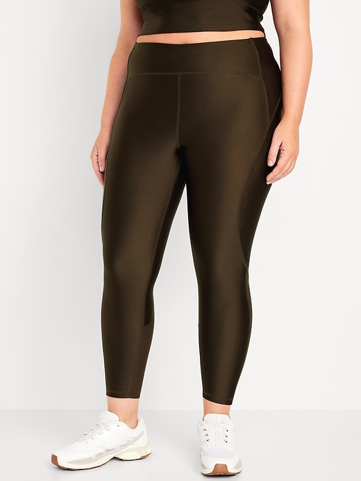 Image number 7 showing, High-Waisted PowerSoft 7/8 Shine Leggings