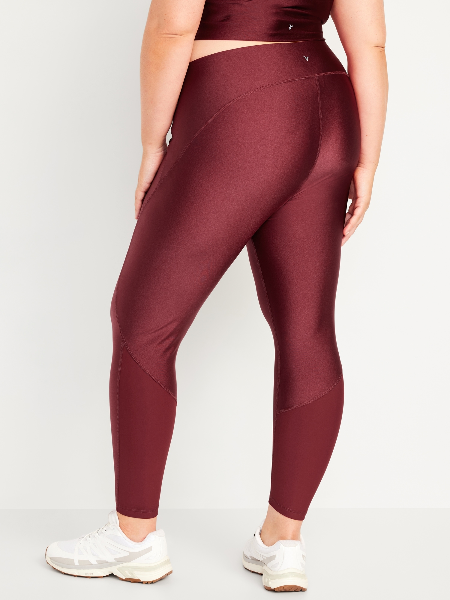 Excite Shopping - BRAND: Old Navy PRICE : $140.00 COLOR: Burgundy Floral  Leggings SIZE : M