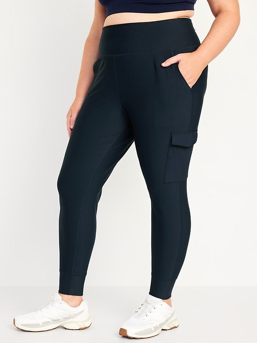 Image number 7 showing, High-Waisted PowerSoft Cargo Joggers