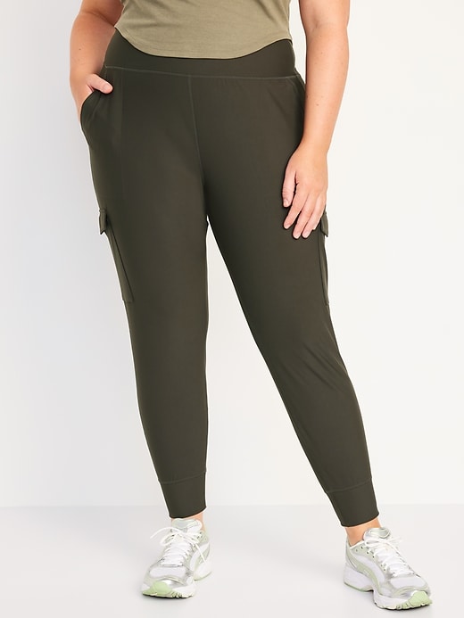 Image number 7 showing, High-Waisted PowerSoft Cargo Joggers