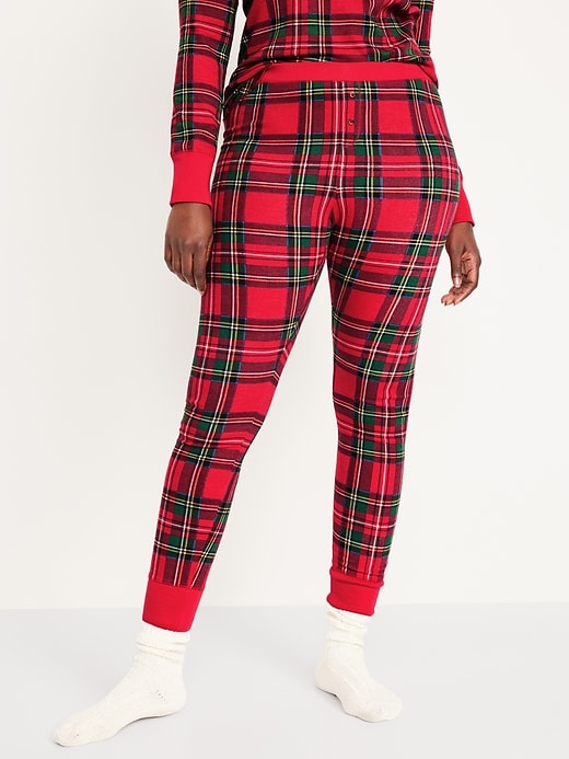 Image number 5 showing, Waffle-Knit Pajama Leggings