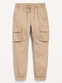 View large product image 4 of 4. Twill Cargo Jogger Pants for Boys