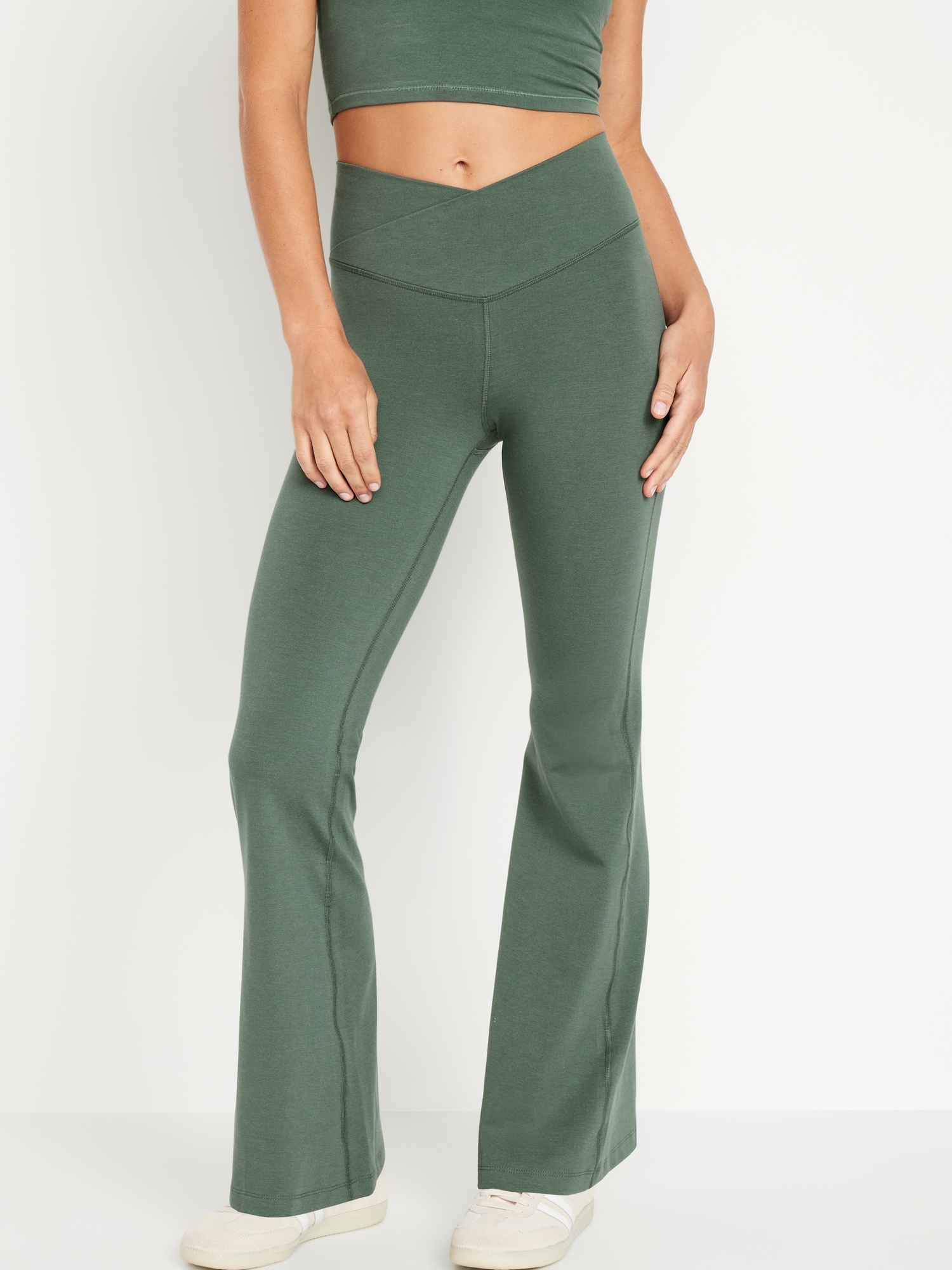 Buy Blue High Rise Flared Pants for Women Online