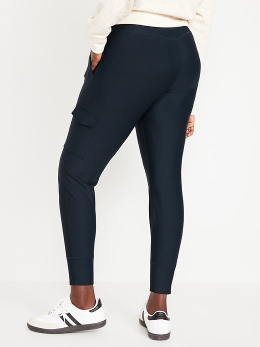 Image number 6 showing, High-Waisted PowerSoft Cargo Joggers