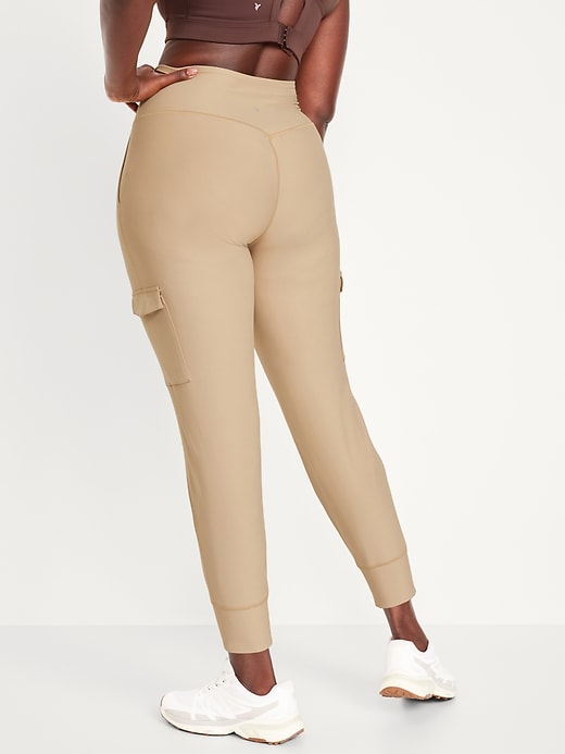 Image number 6 showing, High-Waisted PowerSoft Cargo Joggers