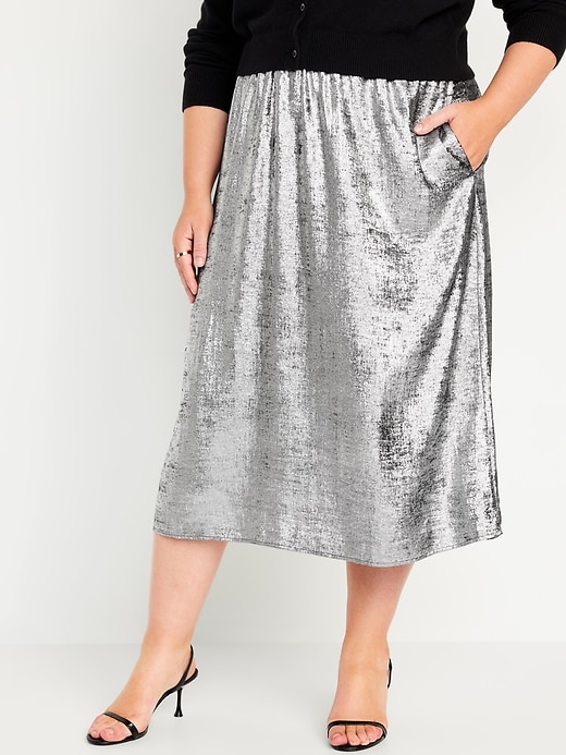 Image number 7 showing, A-Line Midi Skirt